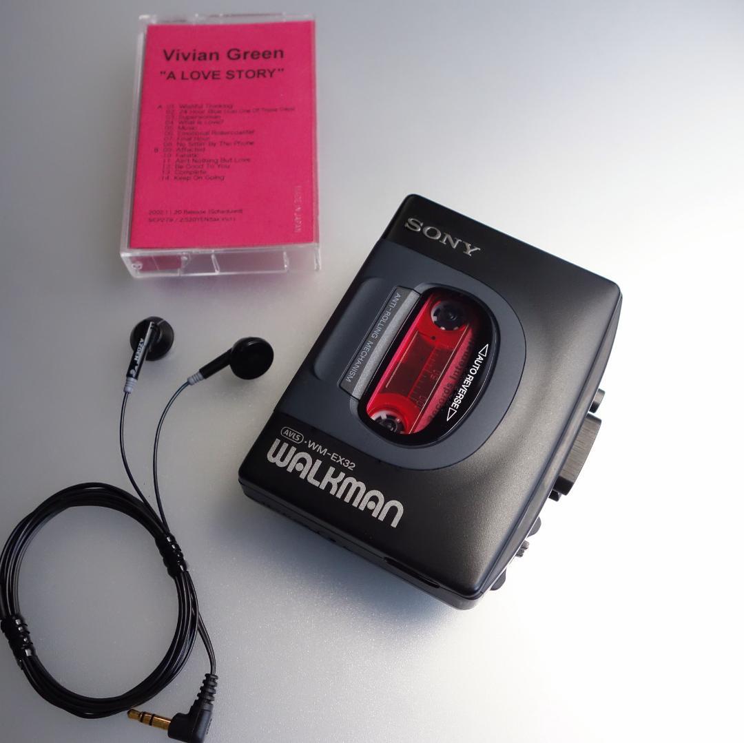 【動作整備品】WM-EX32 ソニー カセットウォークマン テーププレーヤー