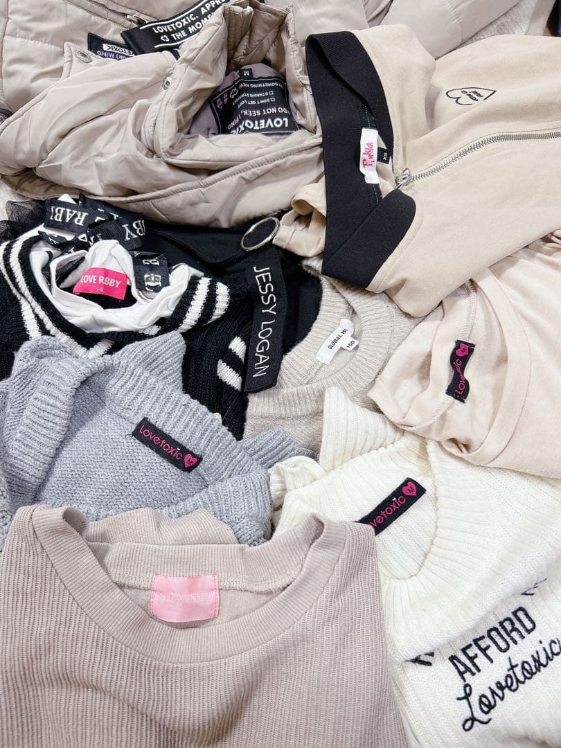 ラブトキ他／まとめ売り 18点 女の子 冬服