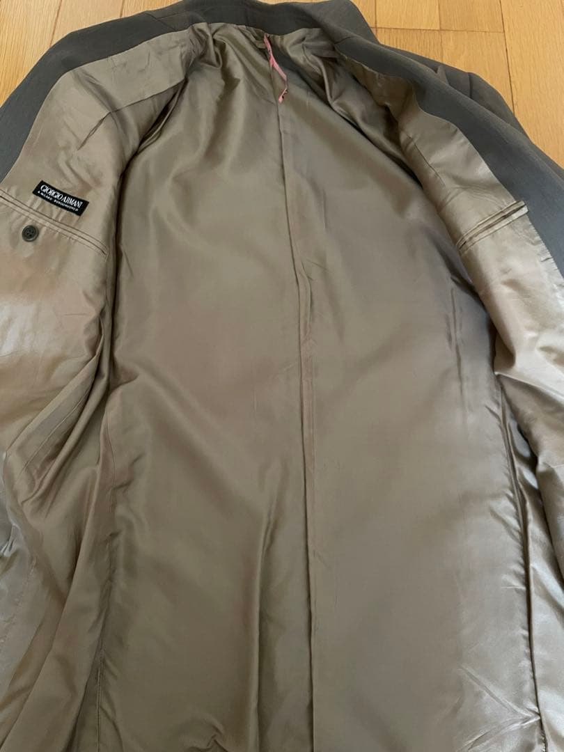 Giorgio Armani ジョルジオアルマーニ　グレージュ　ビジネススーツ