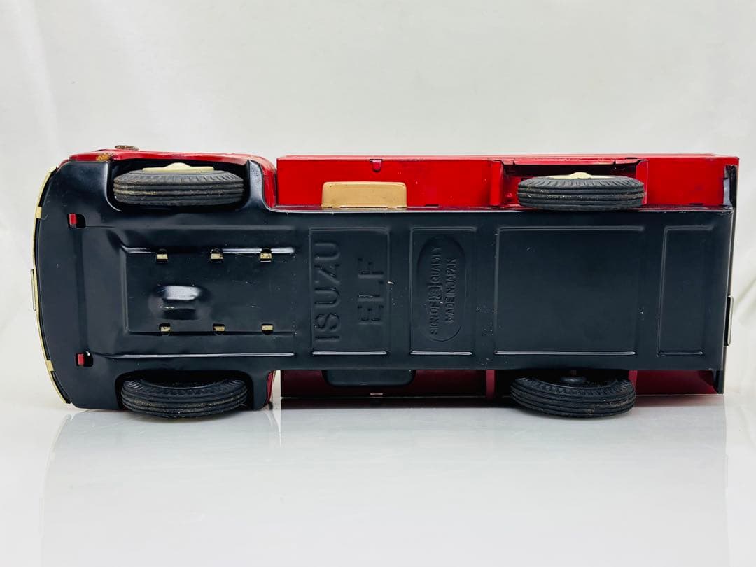 モ*ガ様 萬代屋バンダイBC当時物ブリキ☆いすゞ初代エルフ1962年発売美品大型