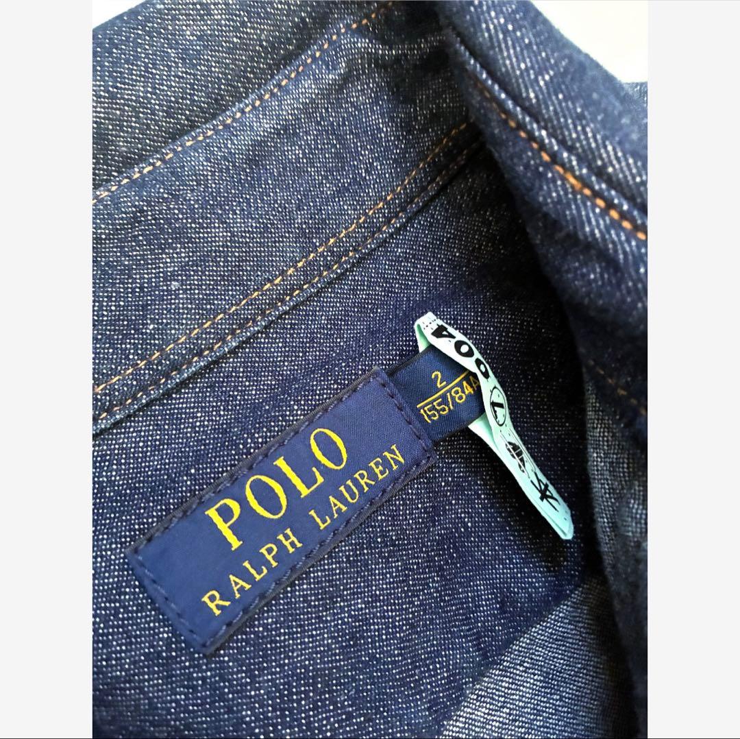 【未使用級✨】POLO RALPH LAUREN♪デニムシャツワンピース　S 綿