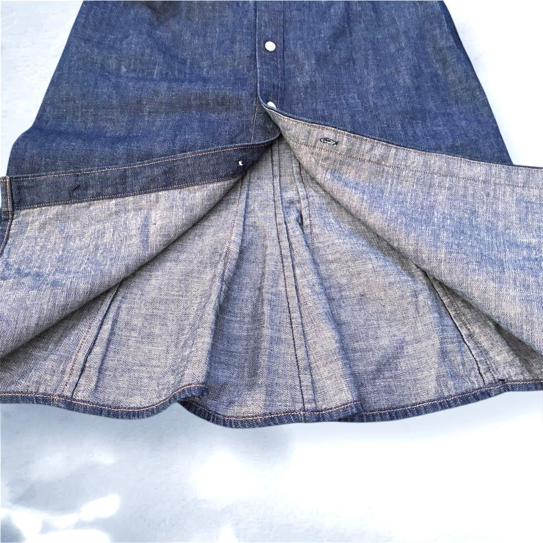 【未使用級✨】POLO RALPH LAUREN♪デニムシャツワンピース　S 綿