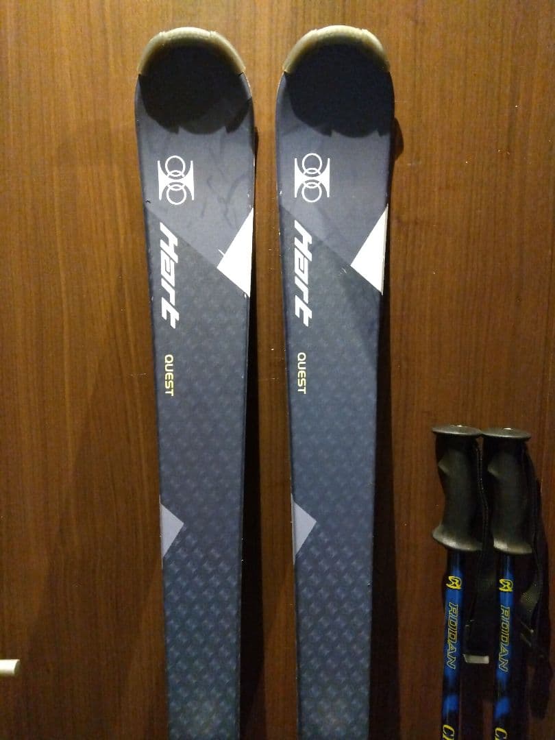 高年式‼️HART/学生・メンズ用/スキーセット・メンテ・WAX済み✔超軽量‼️