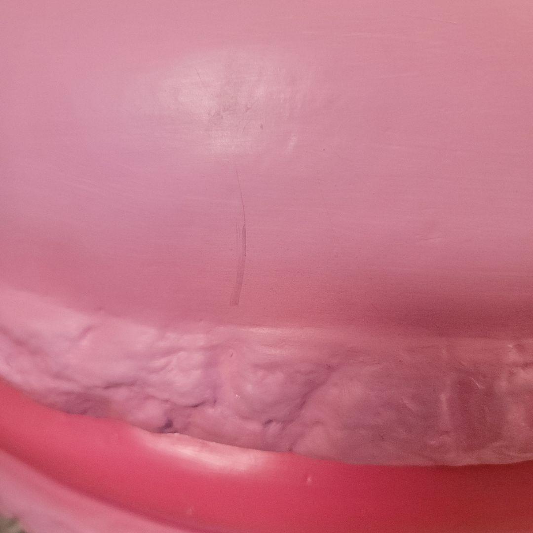 巨大マカロン型オブジェ　椅子　スツール　　公共施設展示使用品　キズ等あり