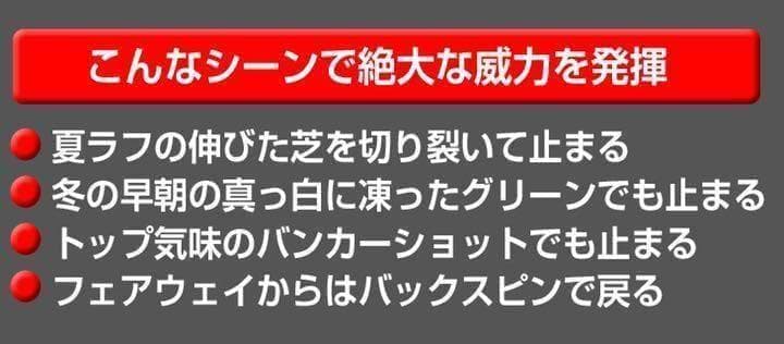 【左 超希少】世界最多角溝で超絶バックスピン★ ダイナミクス ハイスピンウェッジ