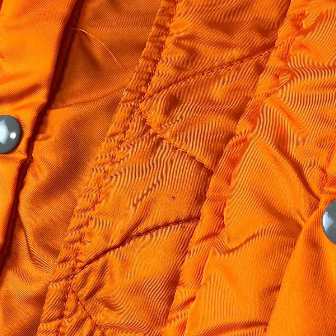 ALPHA INDUSTRIES フライトジャケット USA製 シルバー XL