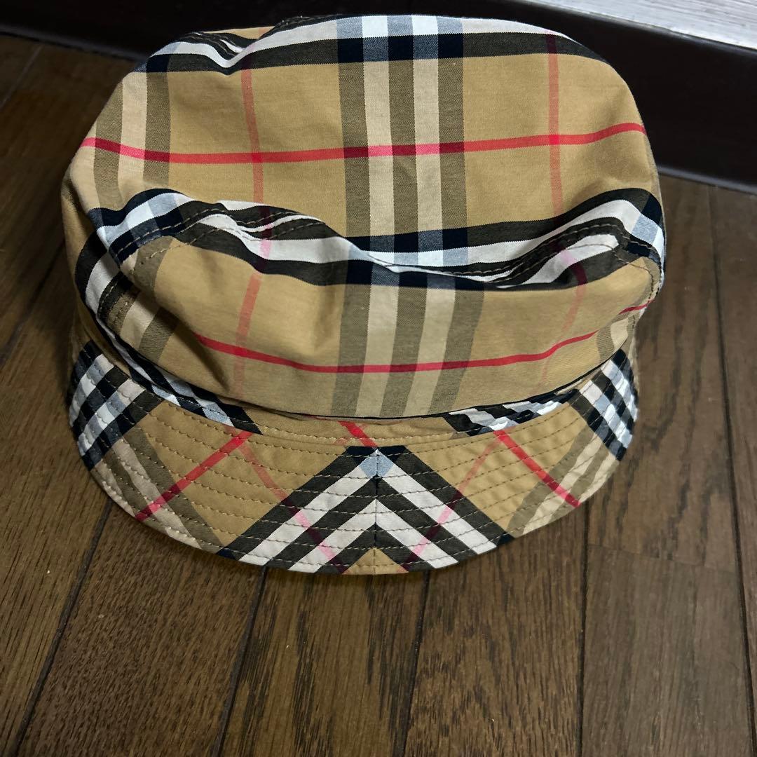 BURBERRY チェック柄 バケットハット S/M