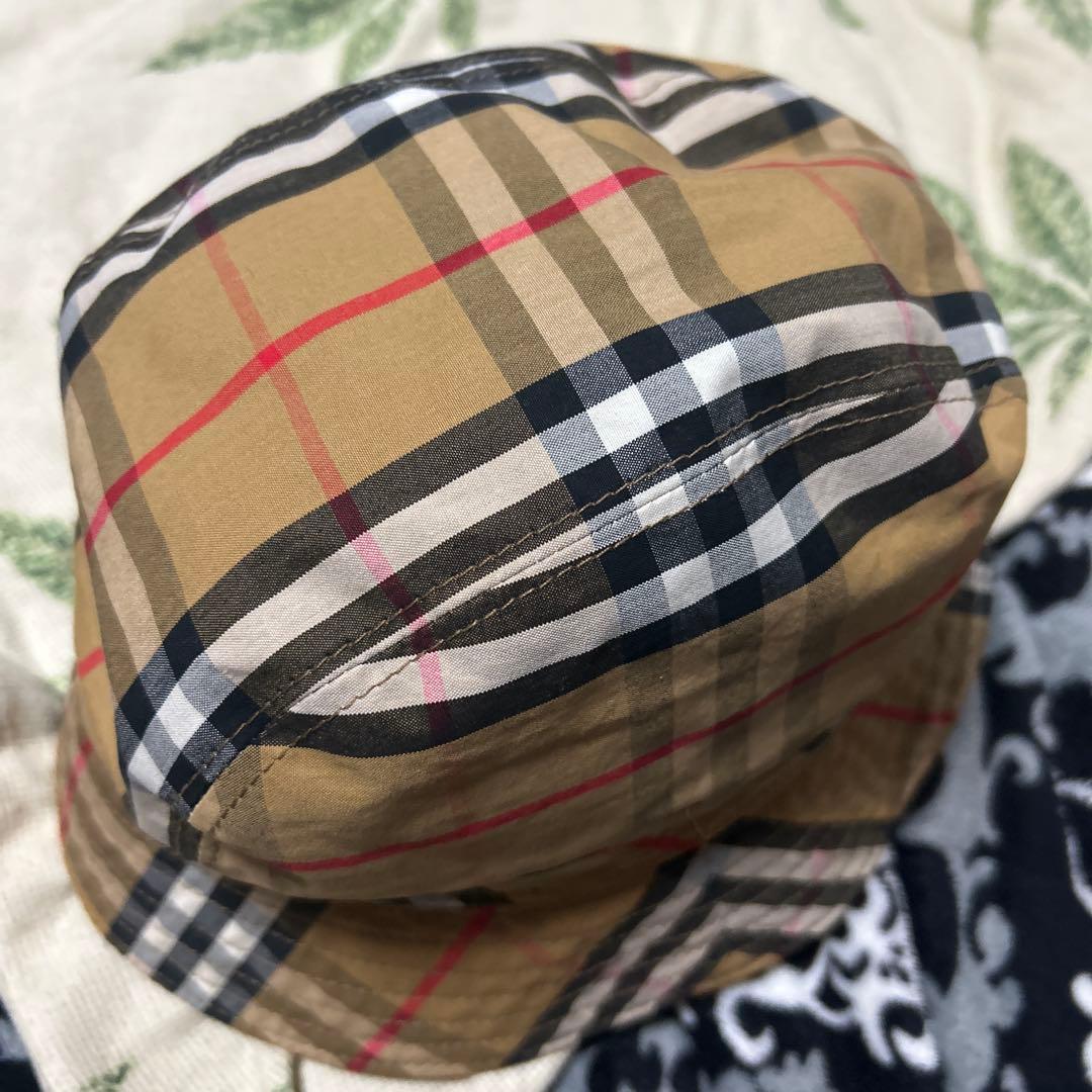 BURBERRY チェック柄 バケットハット S/M