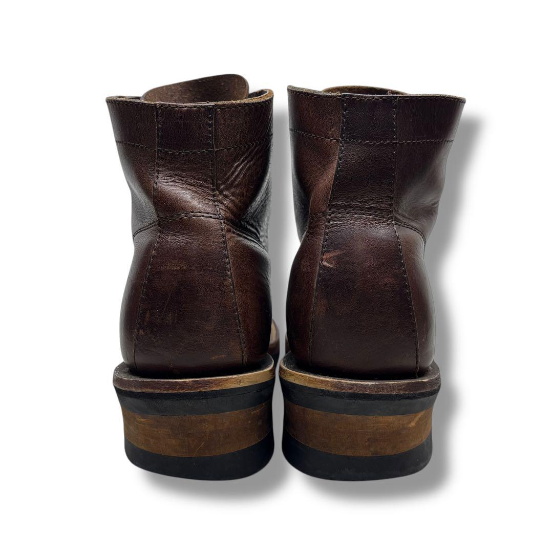 SLOW WEAR LION【26】レースアップブーツ 本革 レザー ブラウン