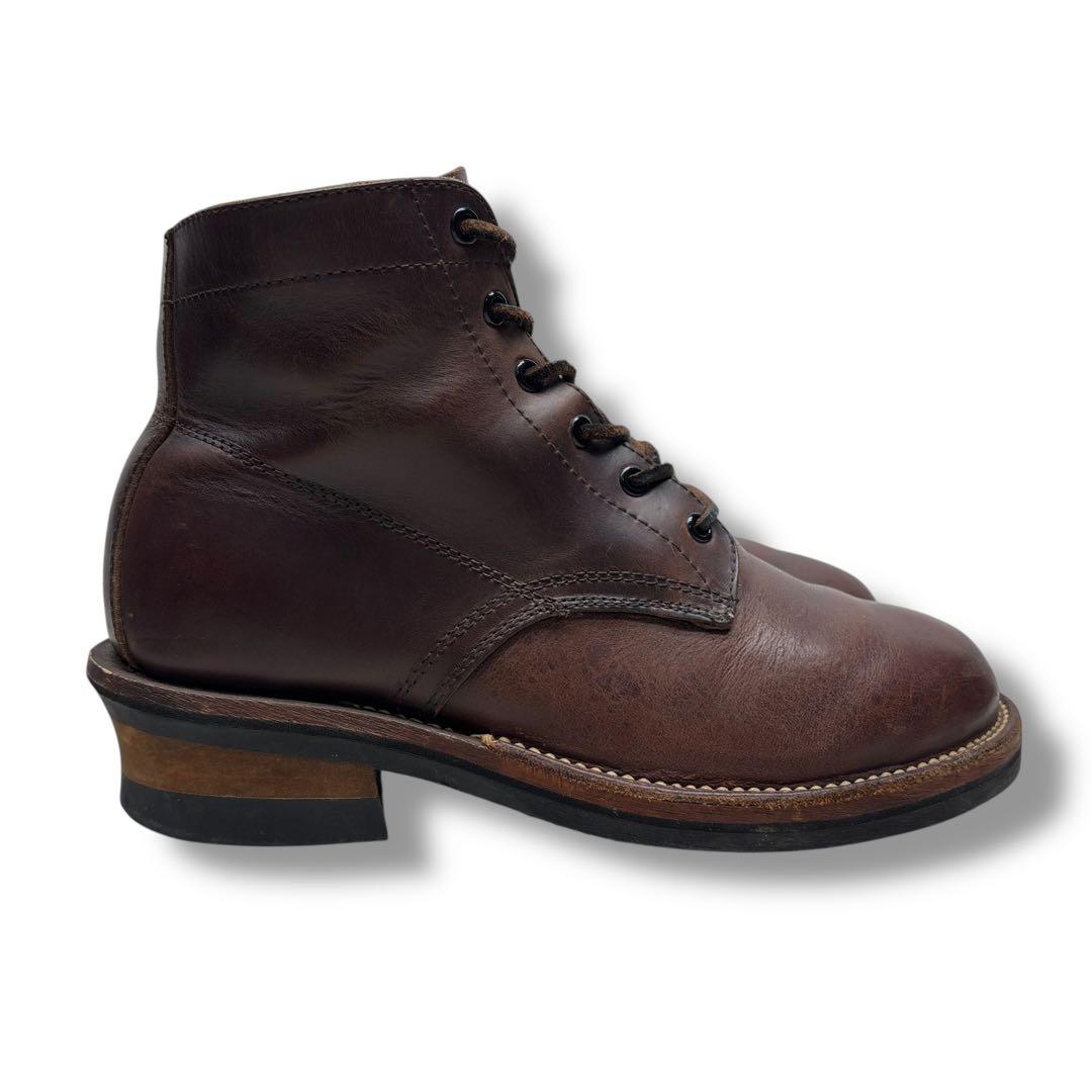 SLOW WEAR LION【26】レースアップブーツ 本革 レザー ブラウン