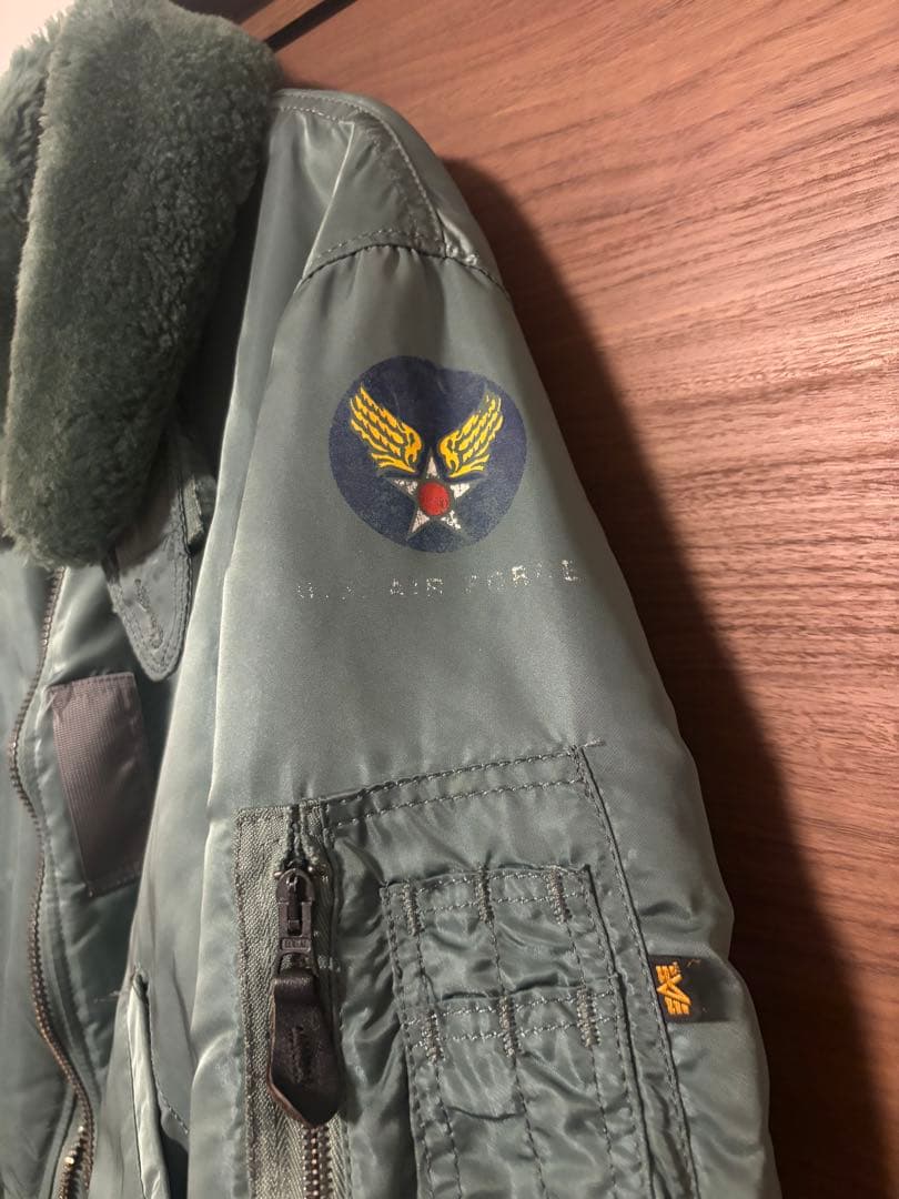 ALPHA INDUSTRIES B-15 フライトジャケット50's復刻US製