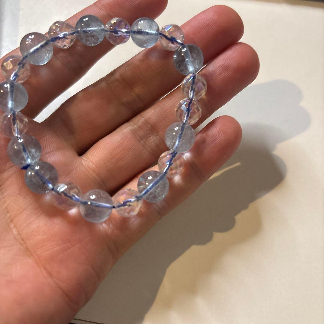 なんじゃこりゃー！綺麗！ピカピカ！トパーズたんとアクアオーラ水晶たん！