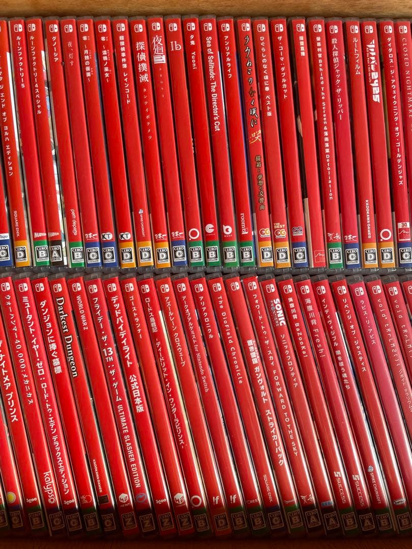 switch ソフト 約140本 ※起動確認済みだが、一応念のためジャンク