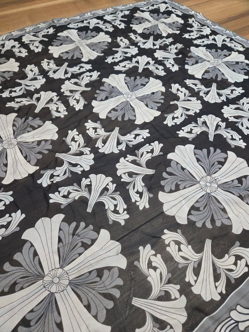 クロムハーツ　ストールスカーフ　正規店購入本物　インボイスあり