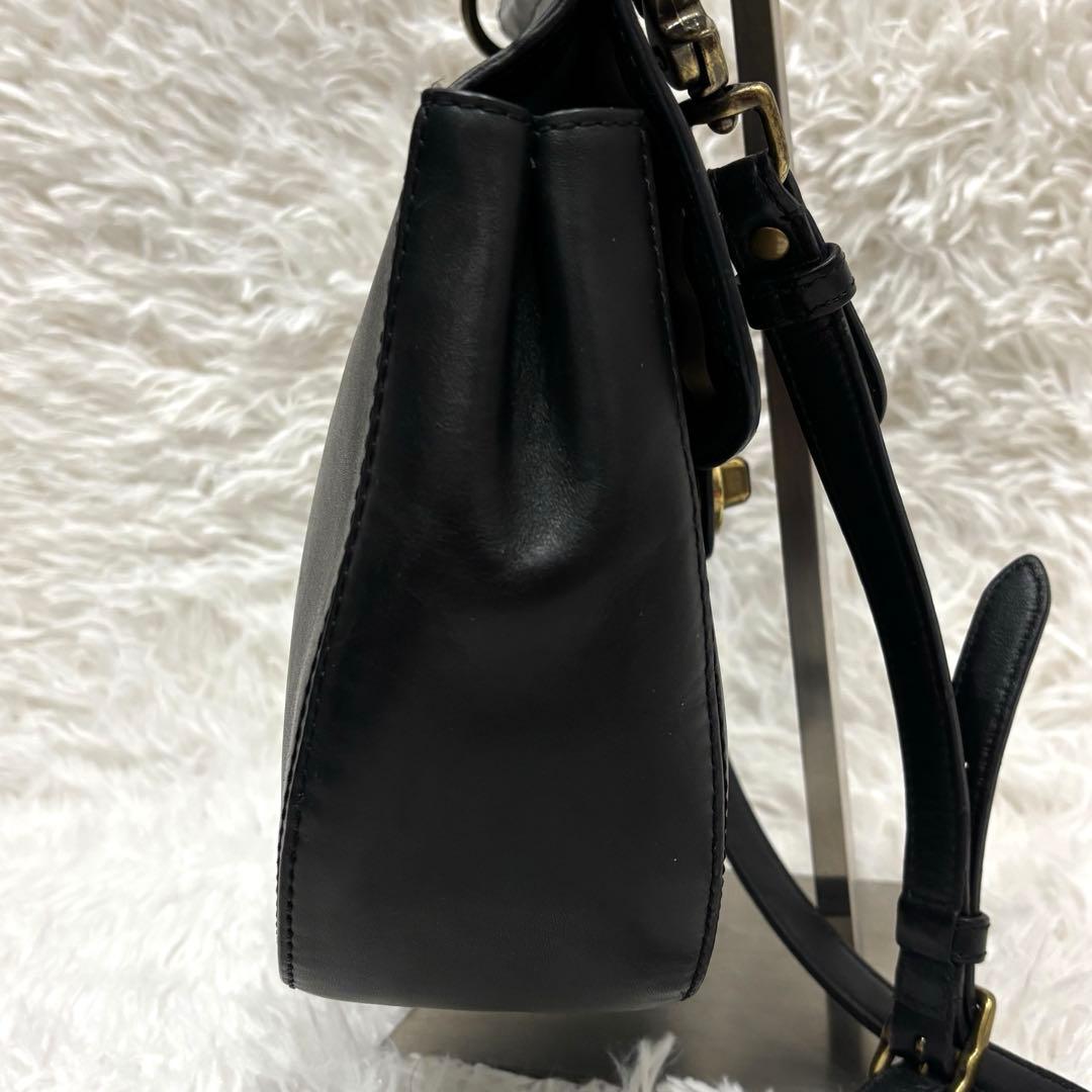 コーチ　COACH ニューウィリス　2way ショルダーバッグ　ブラック