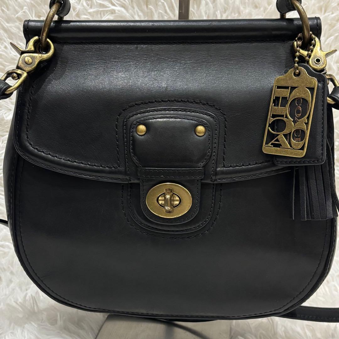 コーチ　COACH ニューウィリス　2way ショルダーバッグ　ブラック