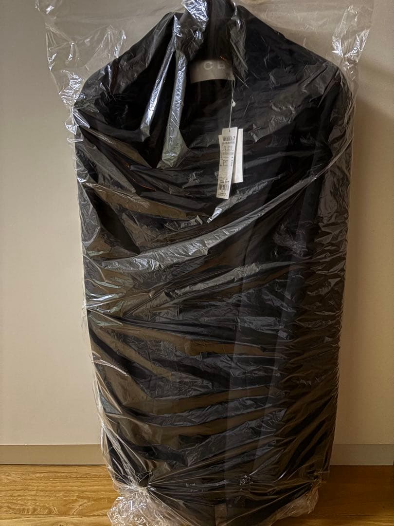 ICB L テーラードダブルジャケット ブラック46サイズ17号19号