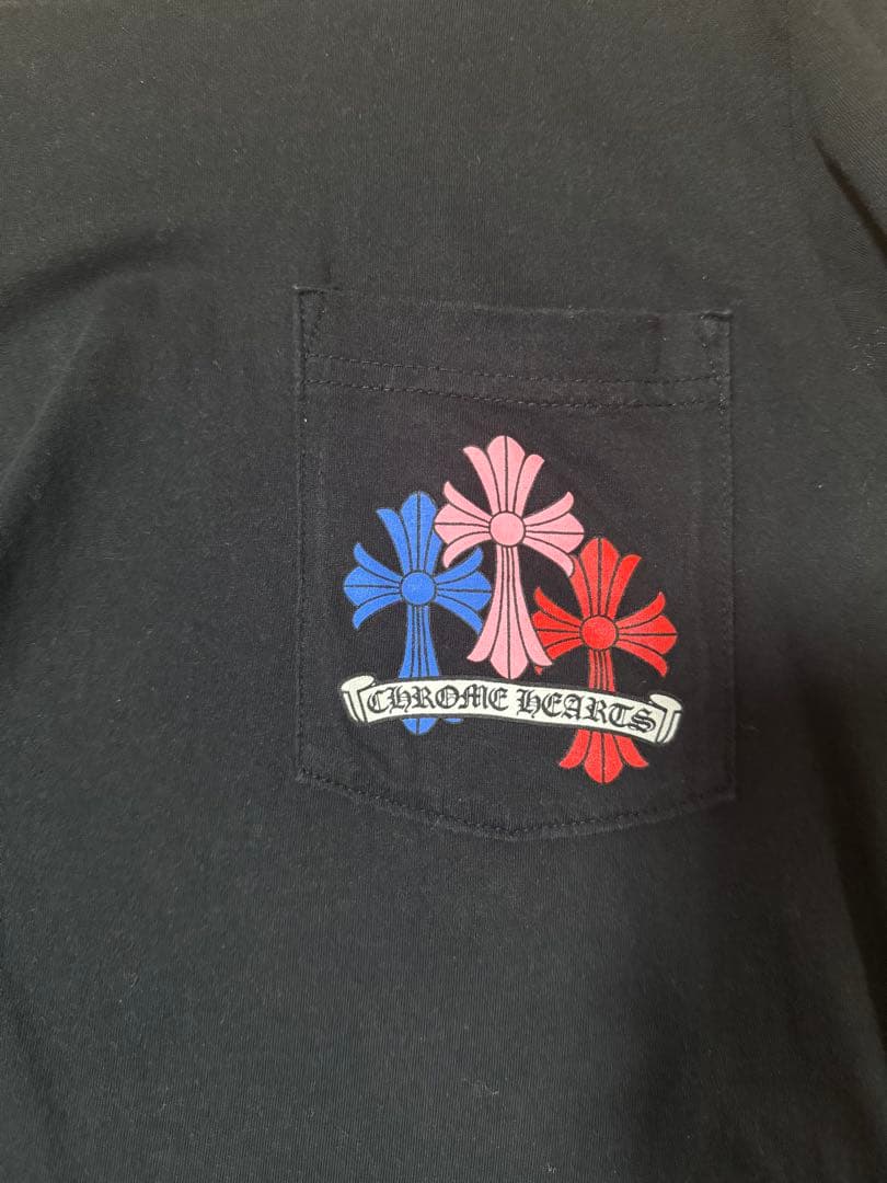 CHROME HEARTS マルチカラー長袖カットソー