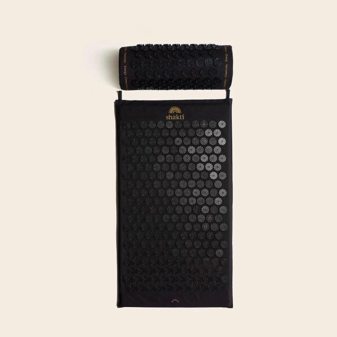 【正規購入品】新品未開封　シャクティマット＆ピローセット　ブラック　オリジナル