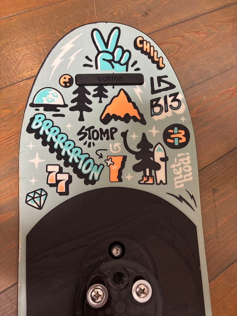 BURTON キッズスノーボードセット100cm バートン　バイン付き3点セット