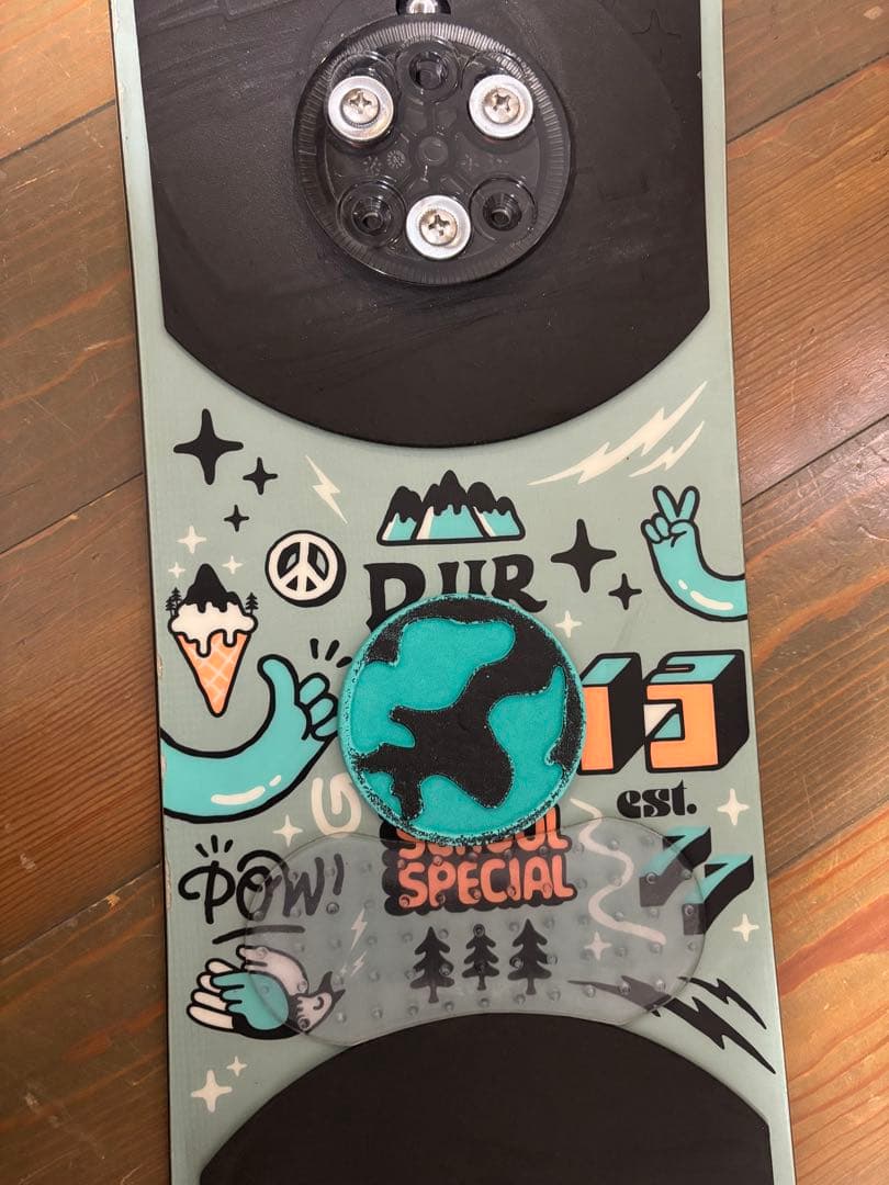 BURTON キッズスノーボードセット100cm バートン　バイン付き3点セット