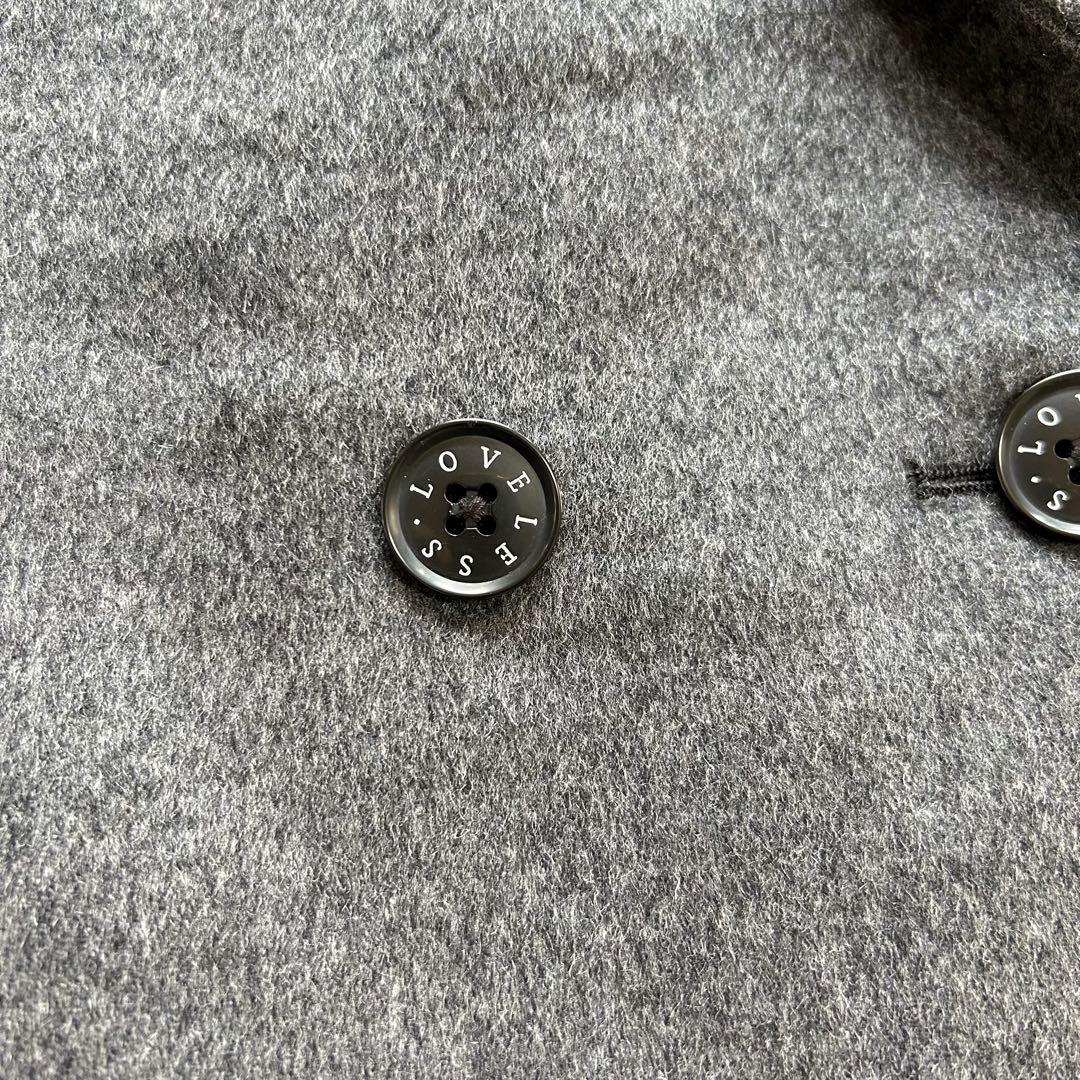 【未使用品】ラブレス　ロングチェスターコート ダブル 切り替え