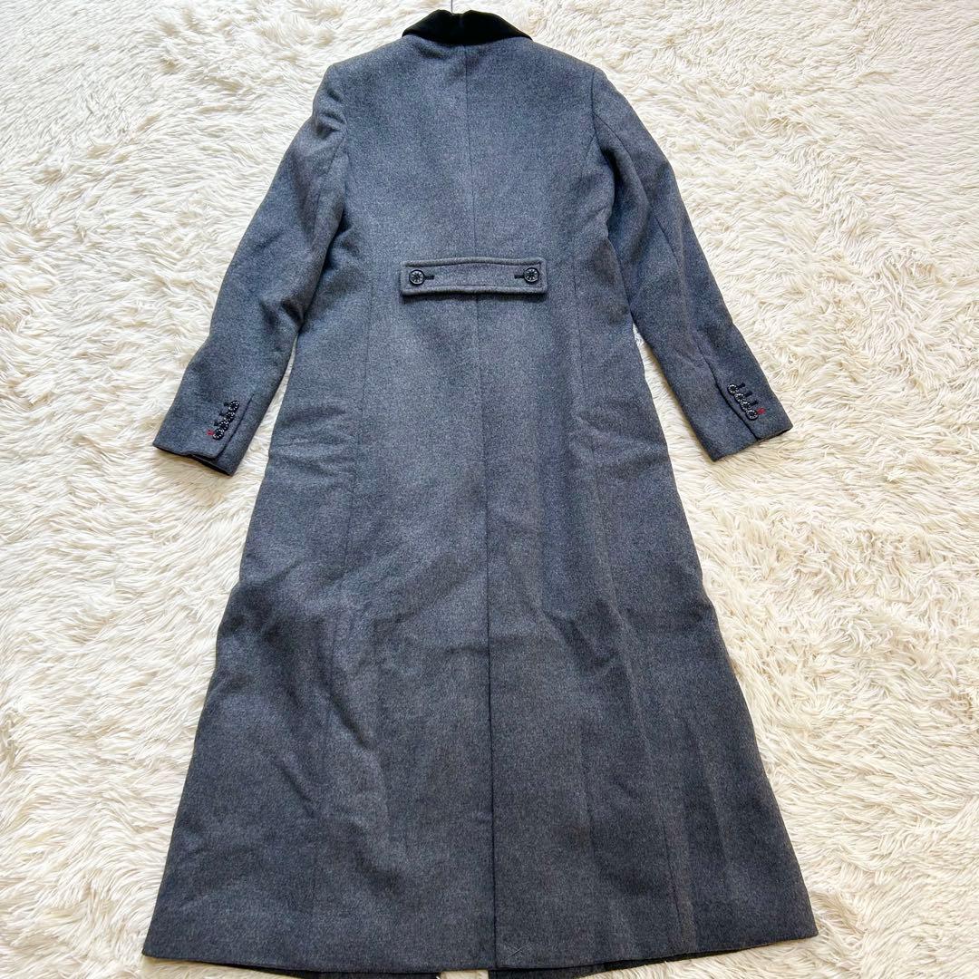 【未使用品】ラブレス　ロングチェスターコート ダブル 切り替え