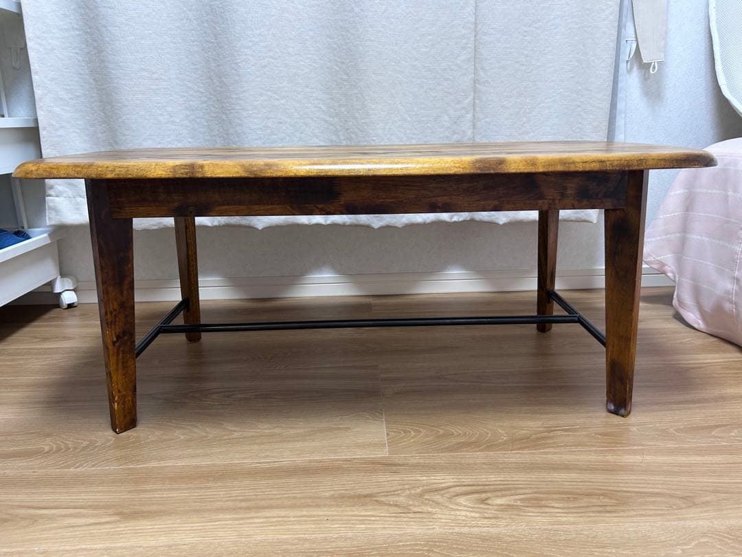 ジャーナルスタンダードファニチャー カントリー風 木製センターテーブル