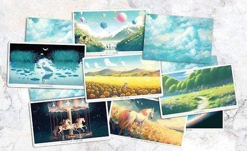 正規品証明書付【ハートスケープ・タロットカードⅡ】タイの幻のインディーズデッキ