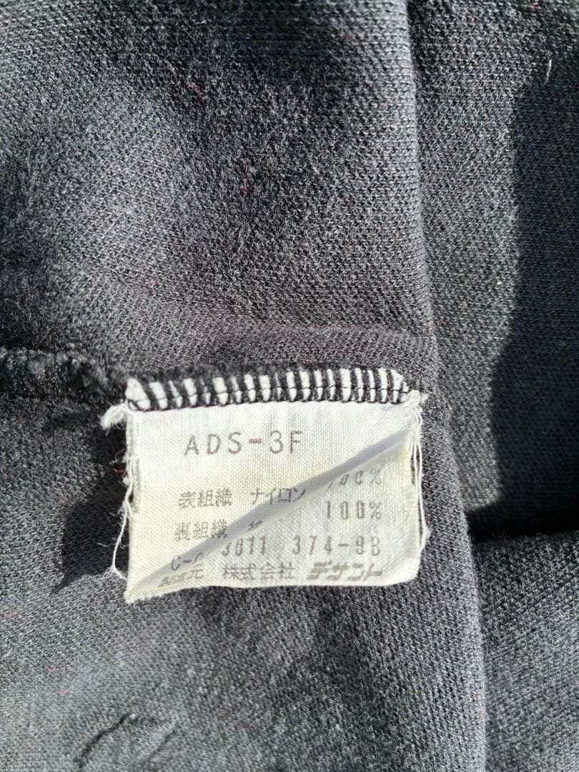 80s adidas アディダス デサント製 トラックジャケット 黒赤