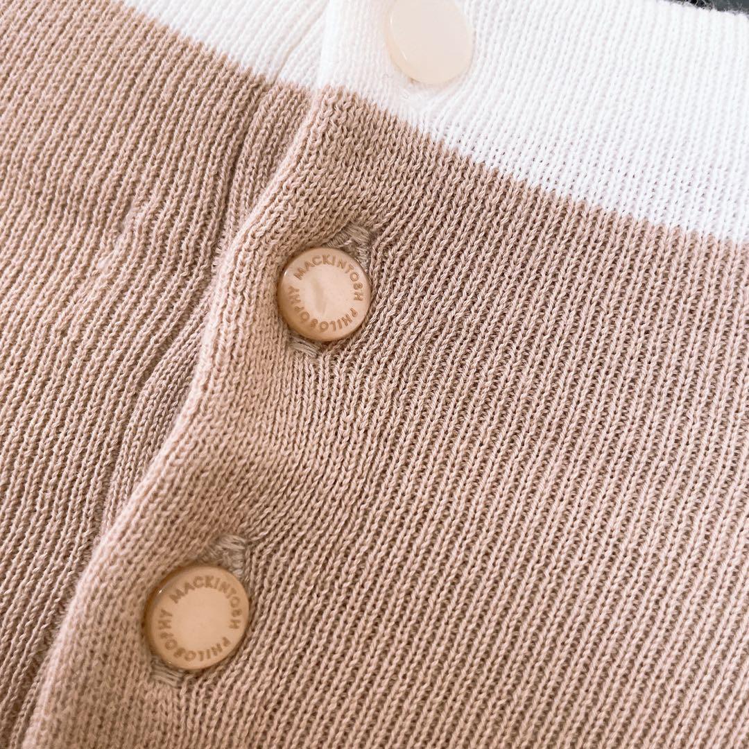 カメリア様✨️マッキントッシュフィロソフィー ニットワンピース バイカラー