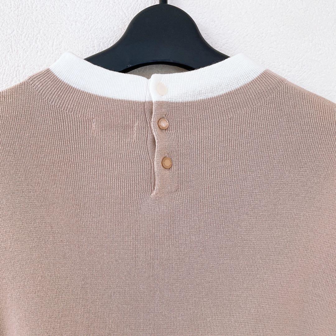 カメリア様✨️マッキントッシュフィロソフィー ニットワンピース バイカラー