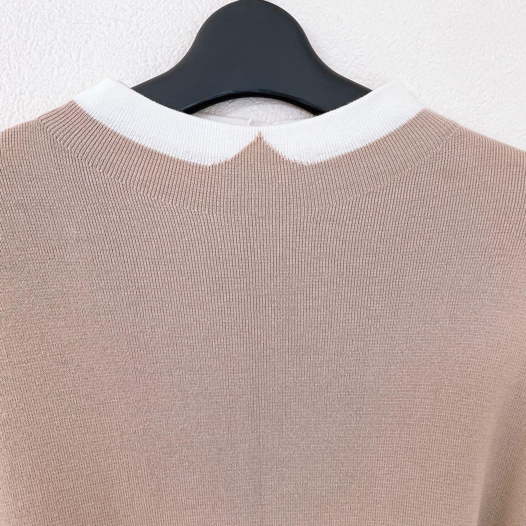 カメリア様✨️マッキントッシュフィロソフィー ニットワンピース バイカラー