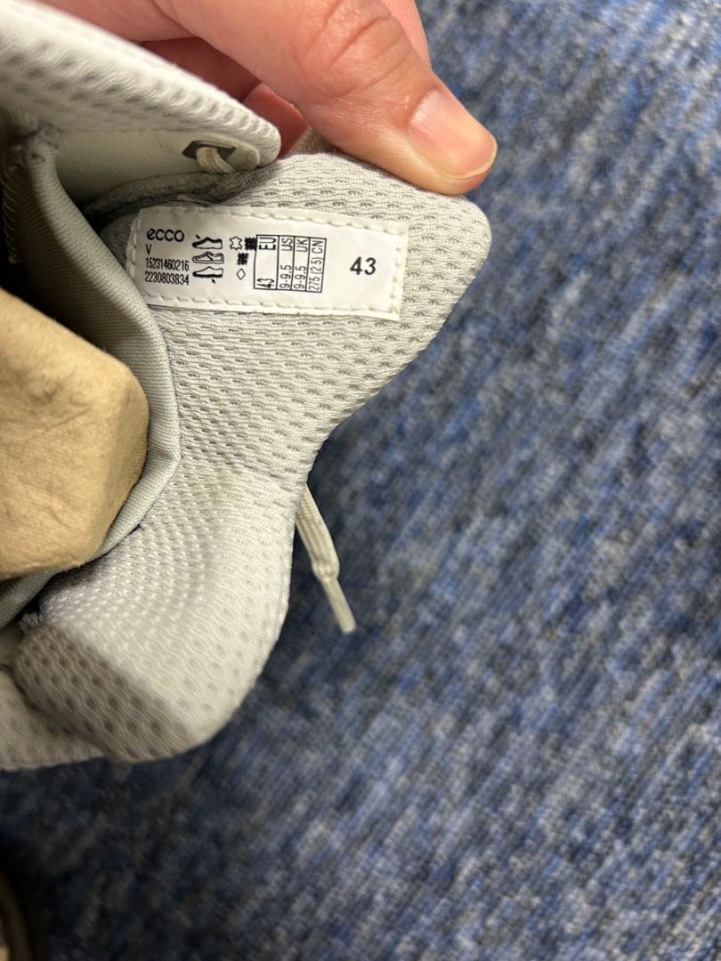 ★美品★Ecco ゴルフシューズ ホワイト/ネイビー