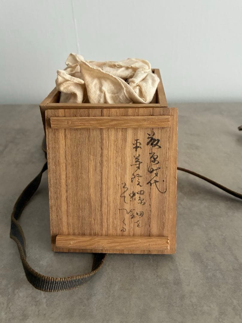 茶器　螺鈿　木製　平等院螺鈿　骨董　八角　箱入り