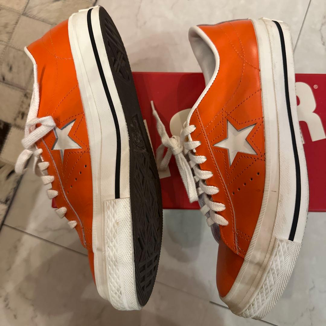 復刻版CONVERSE ONE STAR J ORANGE コンバース 24