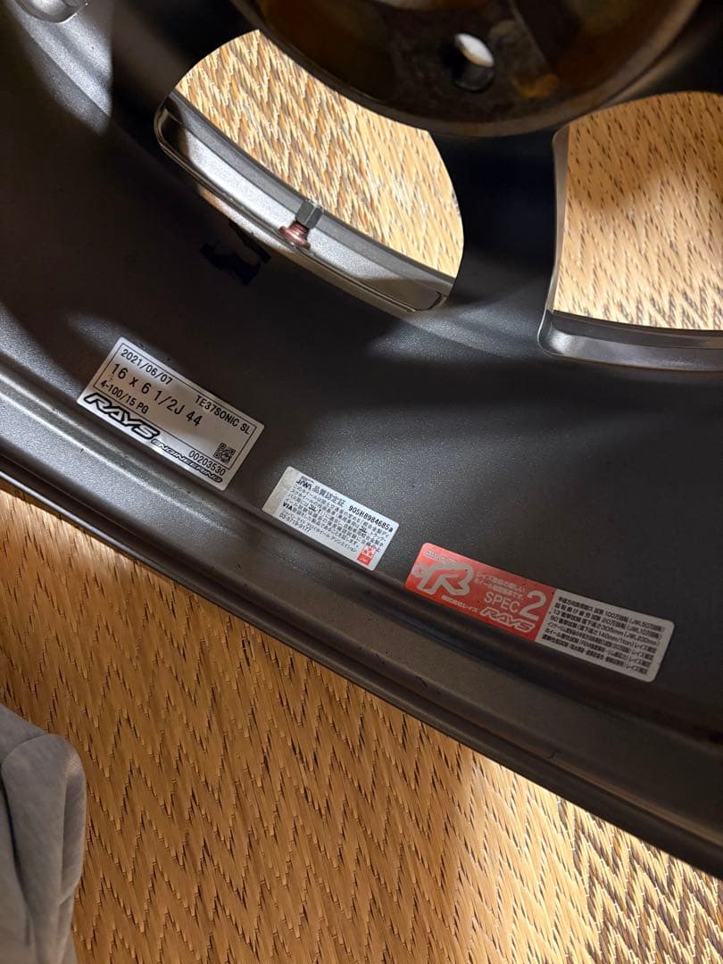 NARU　RAYS TE37 SONIC SL 15,16インチ 4本セッ