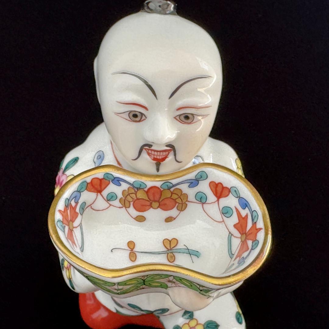 ヘレンド マンダリン(M) お給仕 シノワズリ フィギュリン 人形1