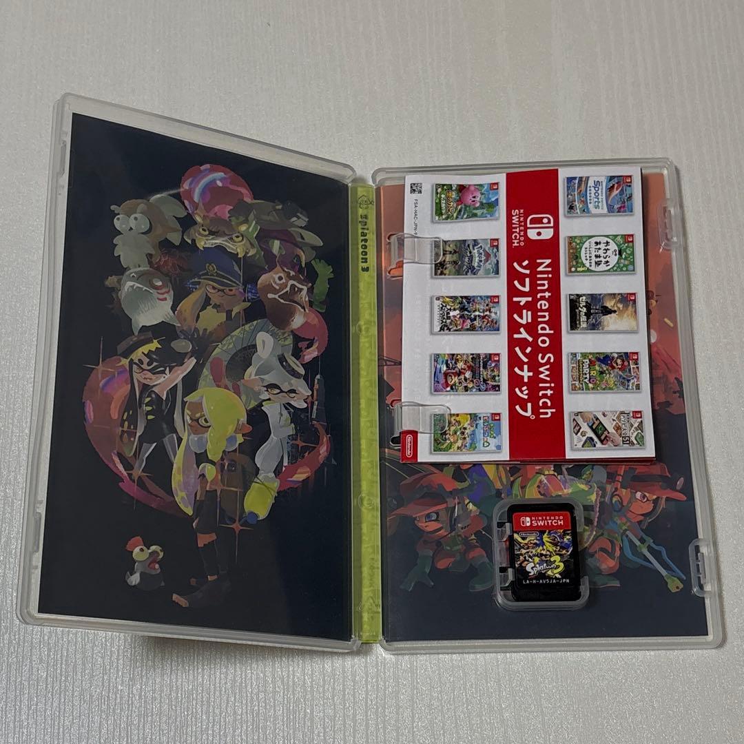 Switch ライト　イエロー　スプラトゥーン3付き