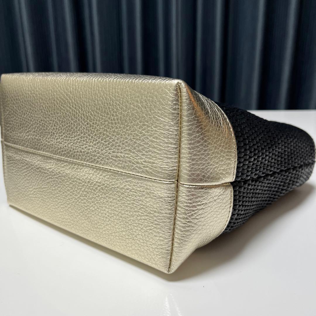 【Nanako様】サロンドアルファード　ラフィア調カゴ素材バッグ