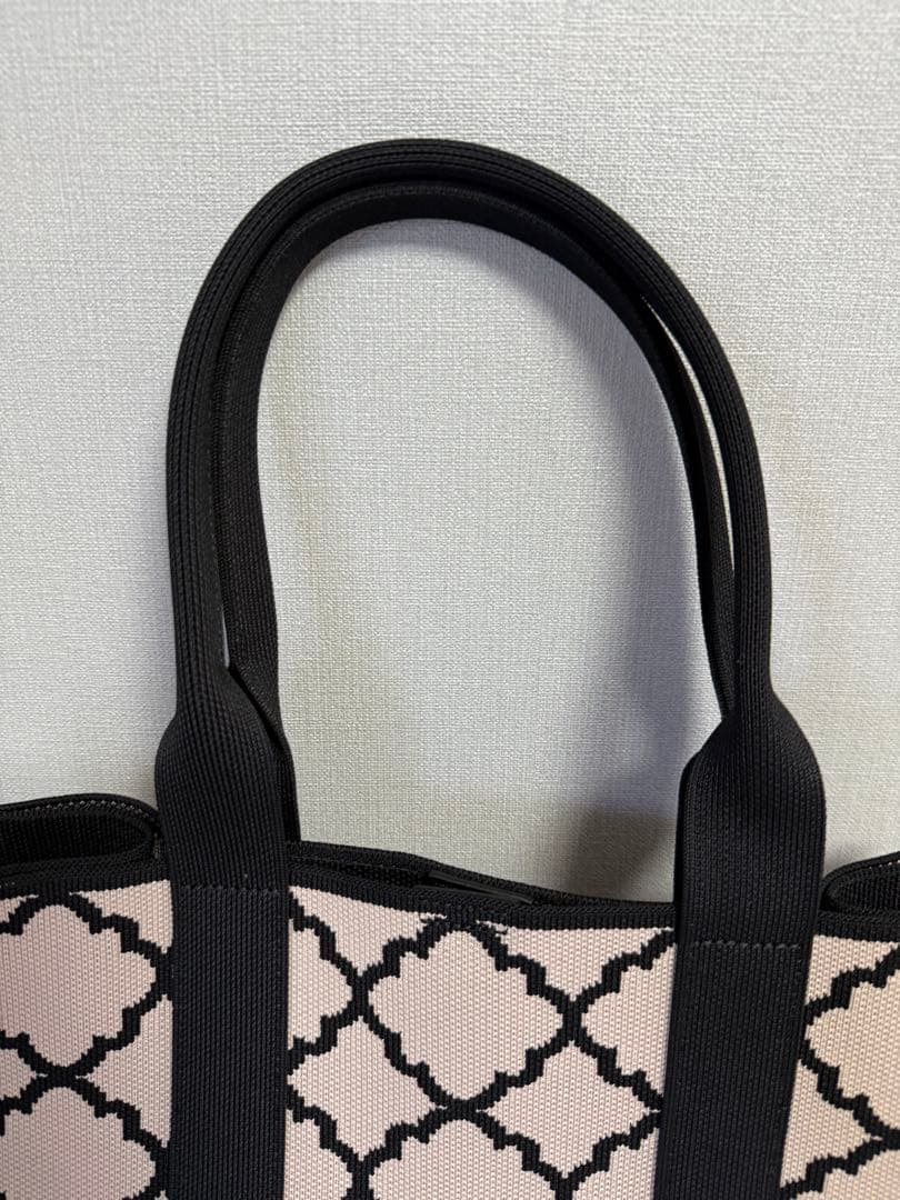 TOCCA 大人百花CHECKER CLOVER KNITBAG ニットバッグ