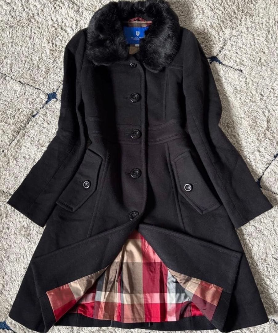 ブルーレーベルクレストブリッジ　2way ロングコート 長濱ねる