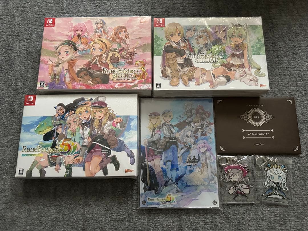 【新品】Nintendo Switch ルーンファクトリー 3 4 5 限定版