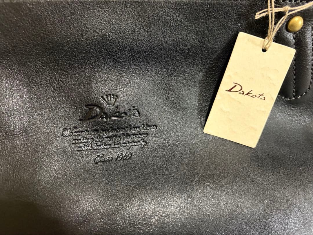 Dakota ブラック牛革トートバッグ　新品未使用