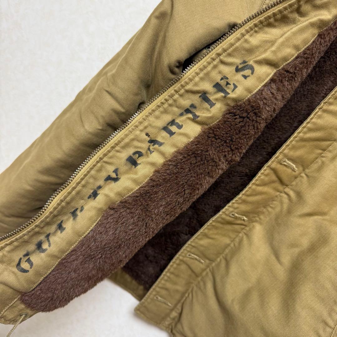 ジャケット・アウター WACKO MARIA ALPACA BOA N-1 DECK JACKET