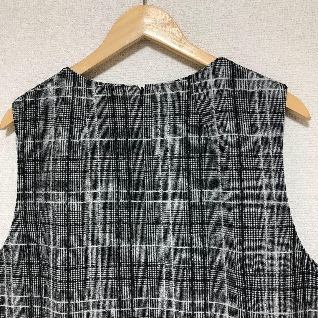 はっつん　REGGIANI イタリア製生地　ノースリーブワンピース