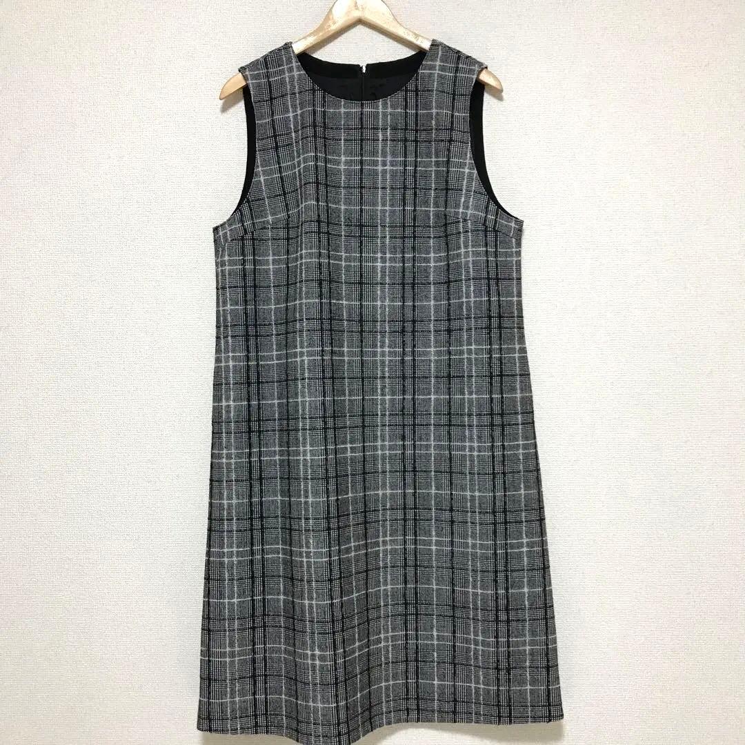 はっつん　REGGIANI イタリア製生地　ノースリーブワンピース