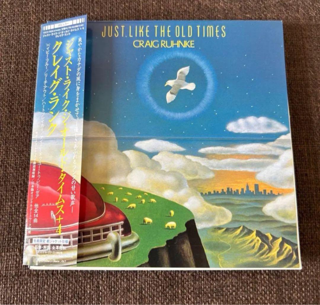 クレイグ・ランク / ジャスト・ライク・ジ・オールド・タイムス+4 紙ジャケ