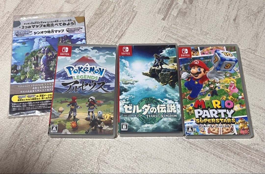 吉*田様 300円ニンテンドースイッチソフト　マリオパーテ　ゼルダの伝説ポケモン
