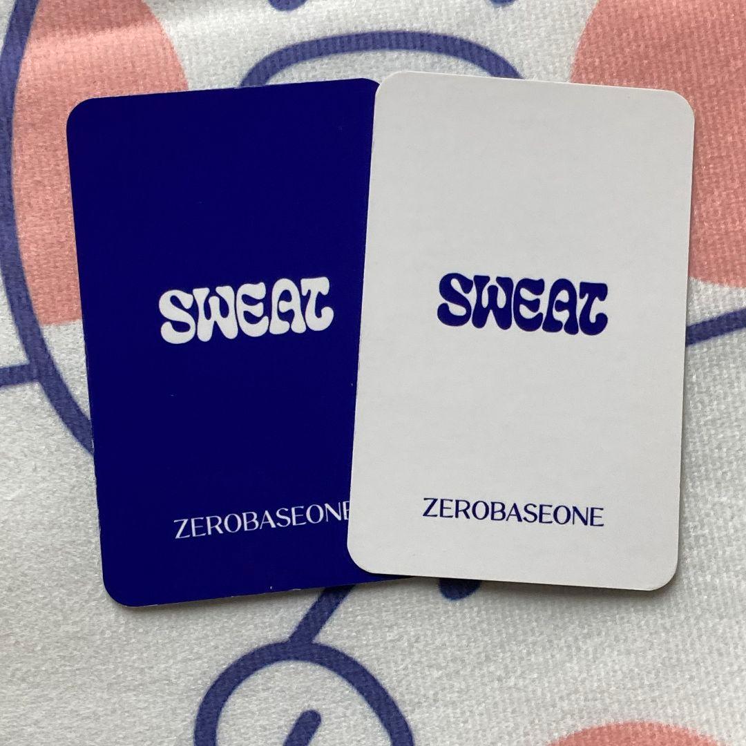 ZEROBASEONE ZB1 キムテレ SWEAT ゼベワン トレカ2枚